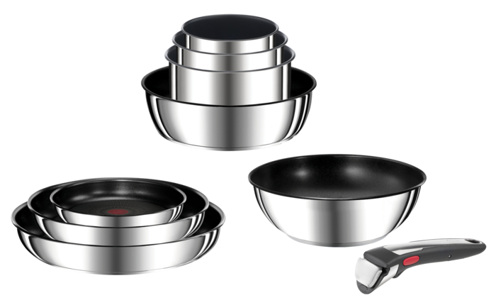 Ingenio Préférence, Casserole manche amovible, Inox, Induction, 22cm