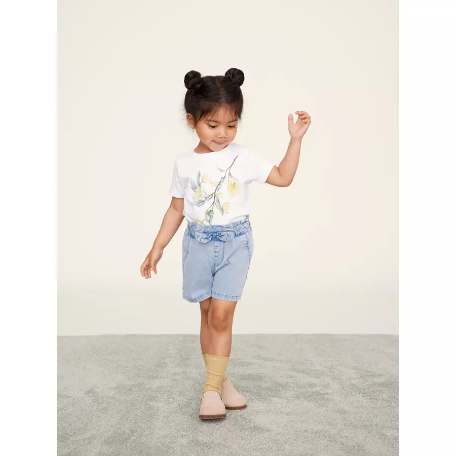 name it Jeansshorts Nmfbella Light Blue Denim
