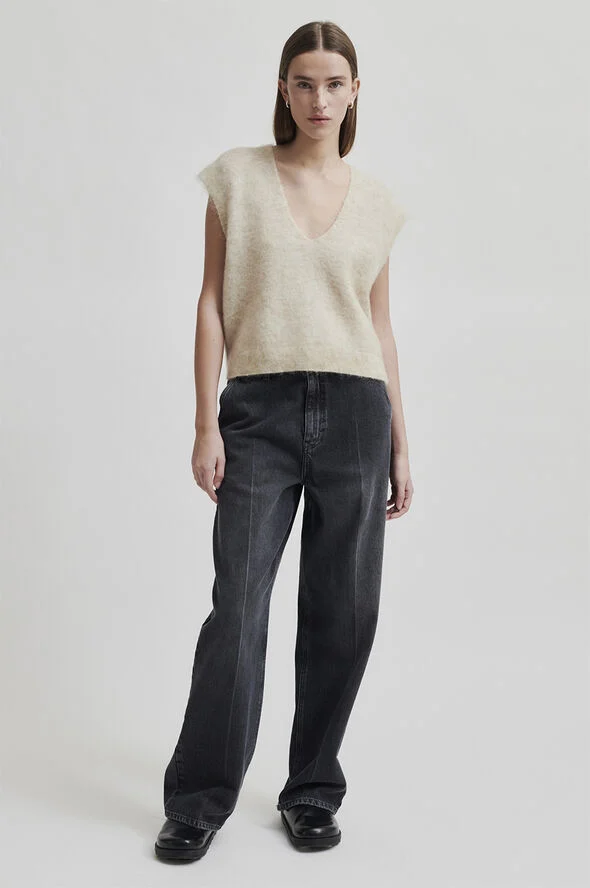 Second Female Andorra Denim Jeans Dark grey denim