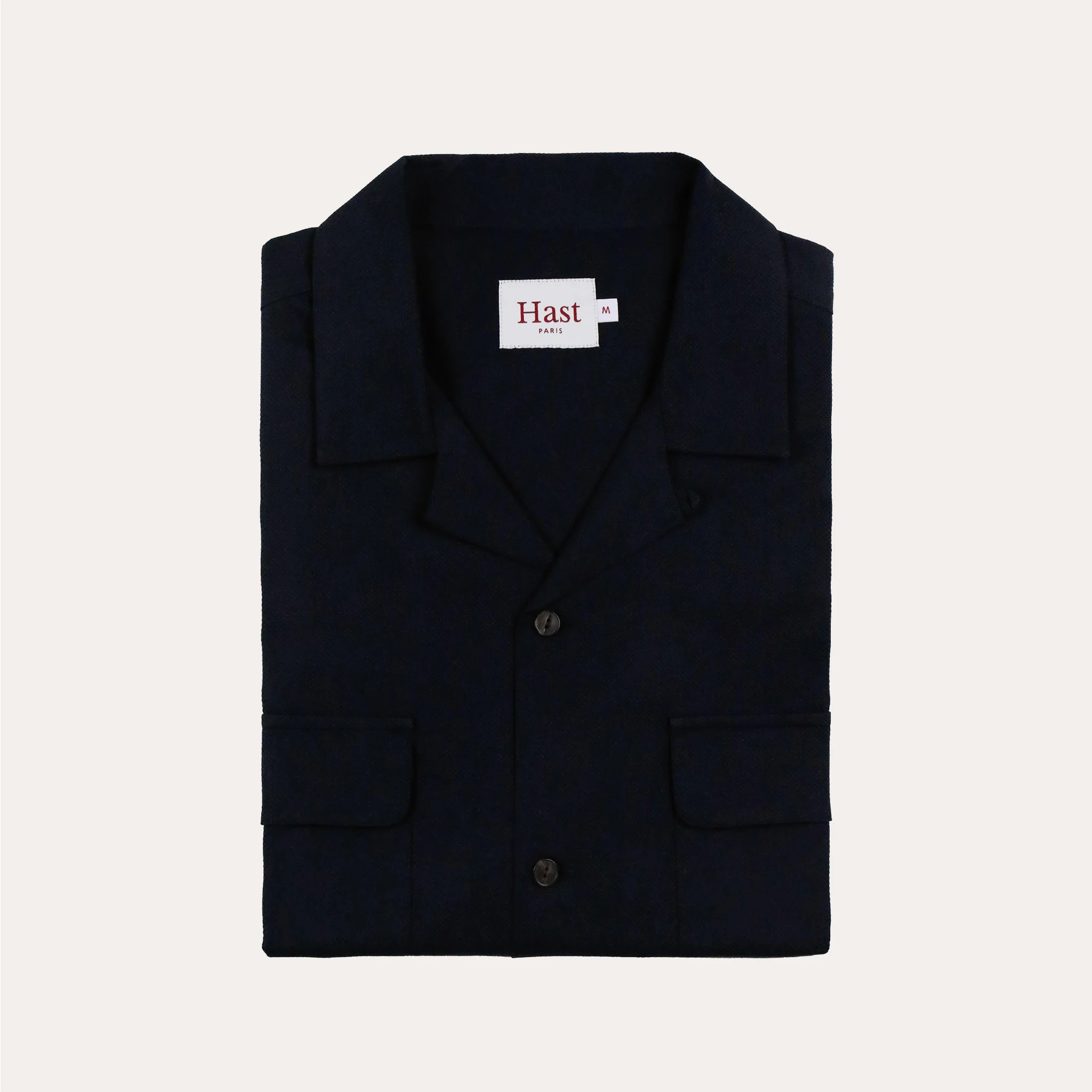 Short-sleeved shirt in navy Giro Inglese