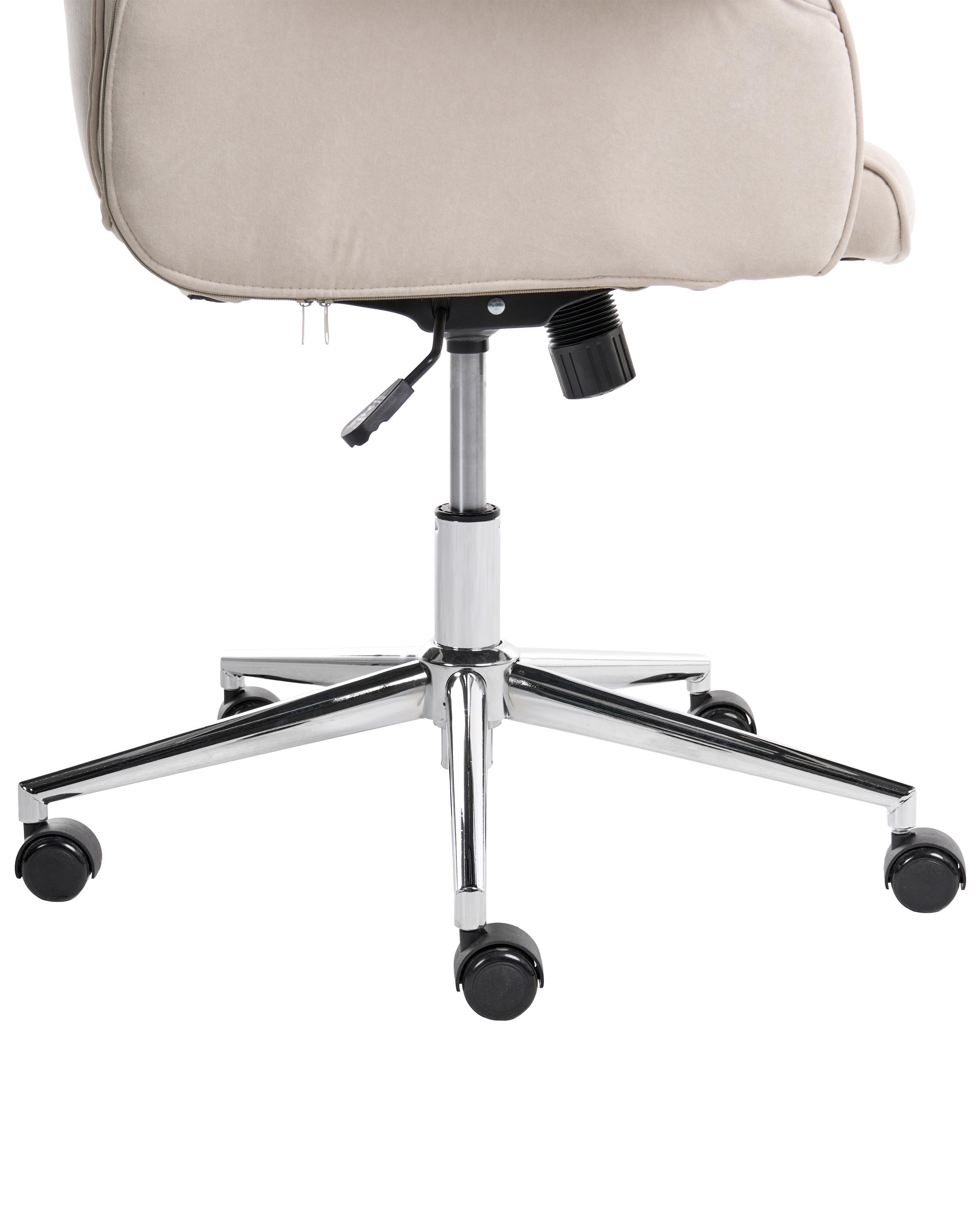 Bureaustoel PILOT Fluweel Lichtbeige