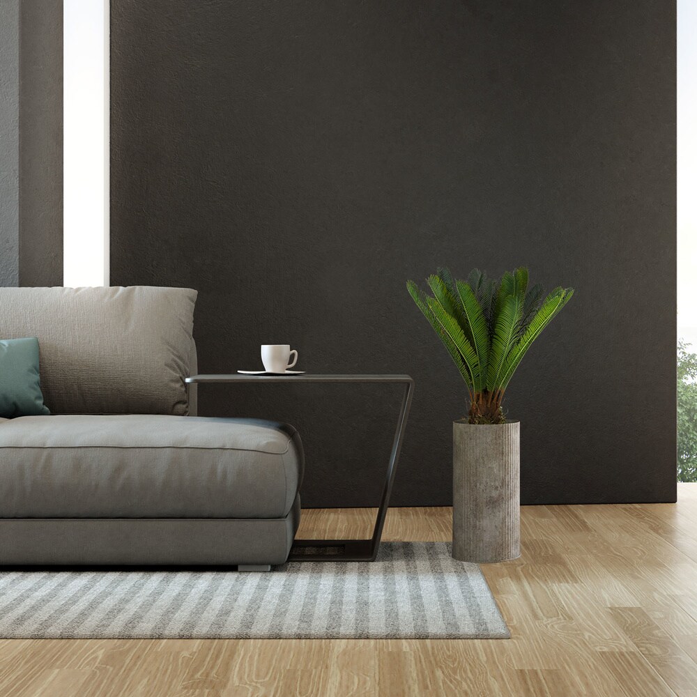 Kunstpflanze CYCAS Kunststoff, Stoff hjh OFFICE