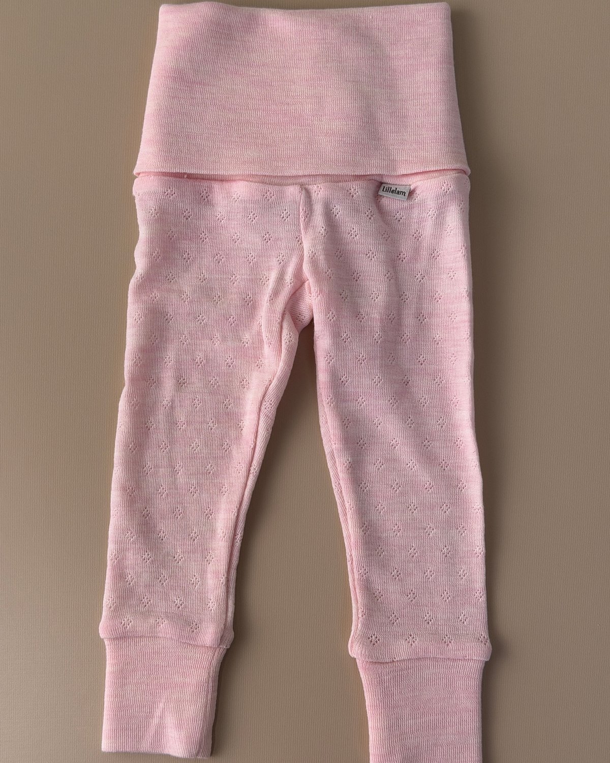 Ullbukse m/ dobbelt liv – 100% Merino, Pointelle | Ullongs
