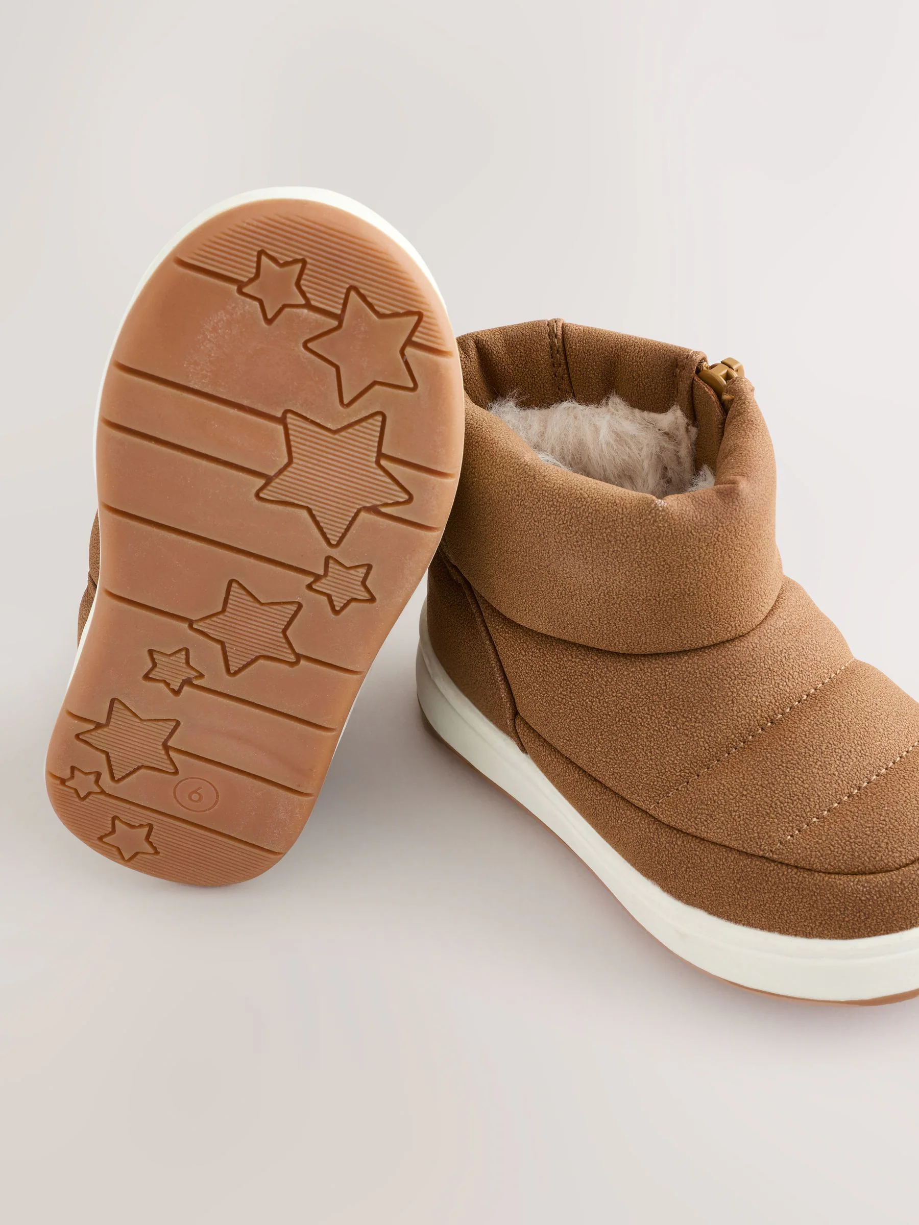 Lichtbruin Warm Gevoerd - Gewatteerde Boots