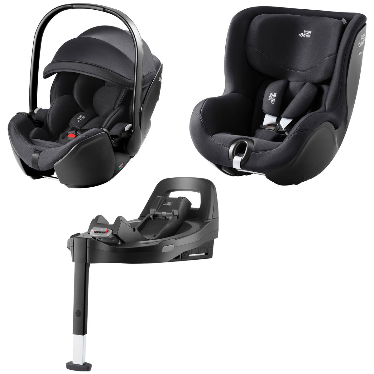 britax römerbritax römer   Baby Safe Pro Trio Set deep black