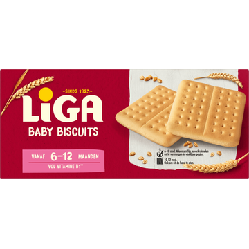 Liga Baby Biscuits vanaf 6-12 maanden 6x2 biscuits 175 g