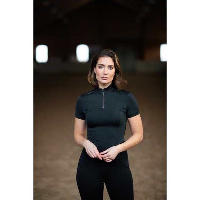Trainingsshirt Equestrian Stockholm UV Protection Black Edition Zwart
