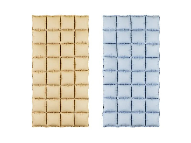 Blauw Gele Deurgordijn 1,1m