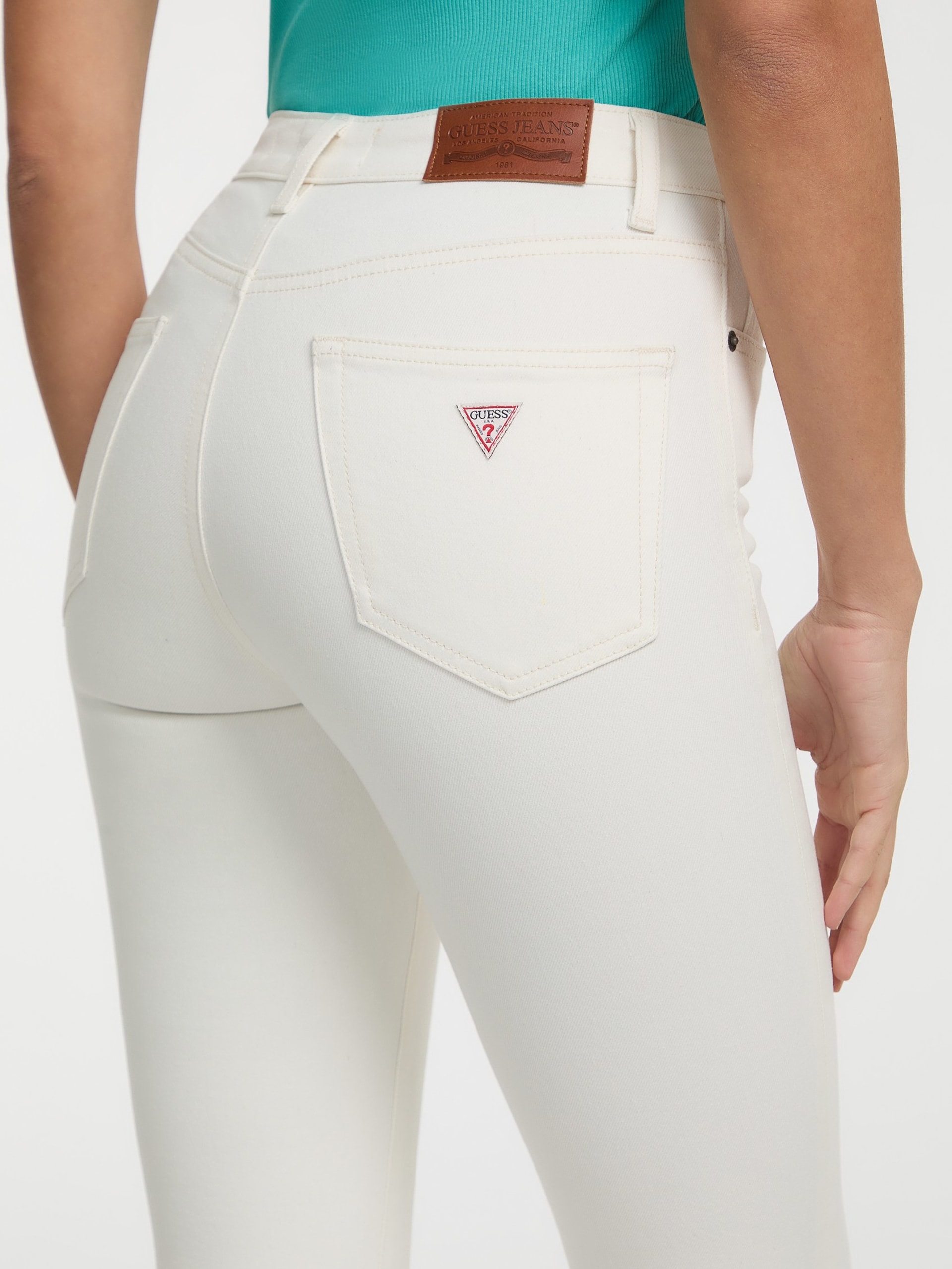 Calça jeans skinny de cintura alta G05