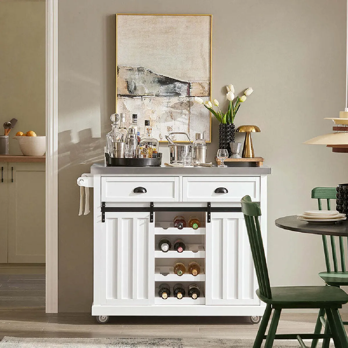 SoBuy Desserte de Cuisine FKW94-W