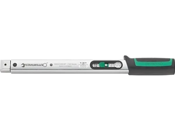 Stahlwille Momentnøgle 730/65 - 130-650 Nm Quick MANOSKOP indstiksværktøj 14x18