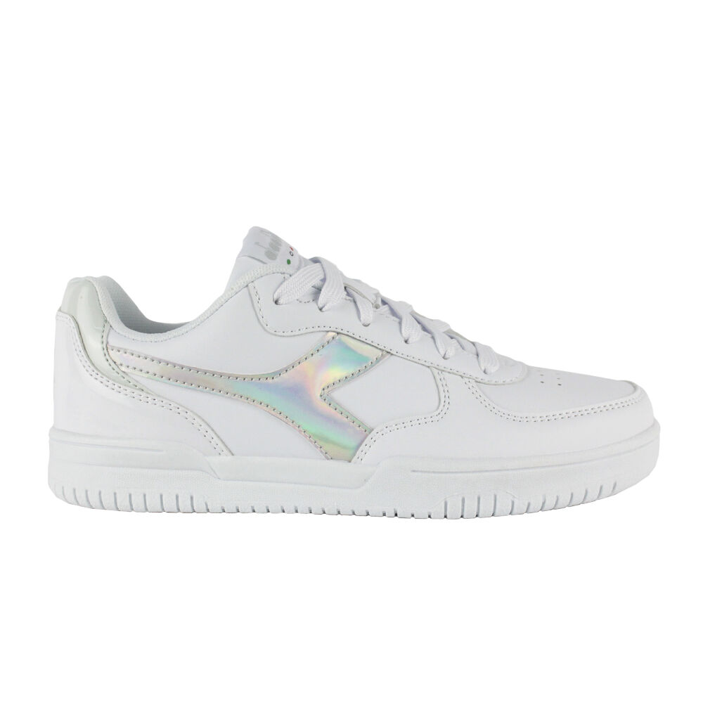 Tênis Diadora Raptor Low Mirror Wn C9899 Branco/Azul Claro