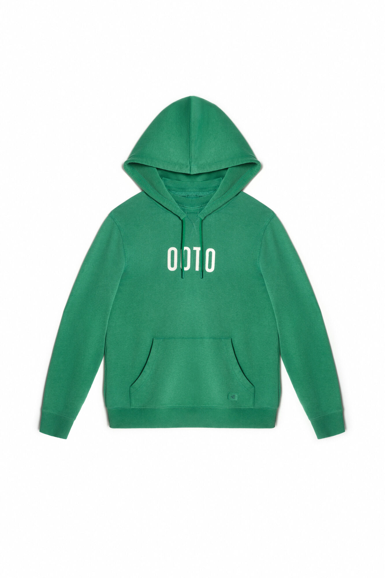 Moletom com capuz e logo OOTO grande - Verde