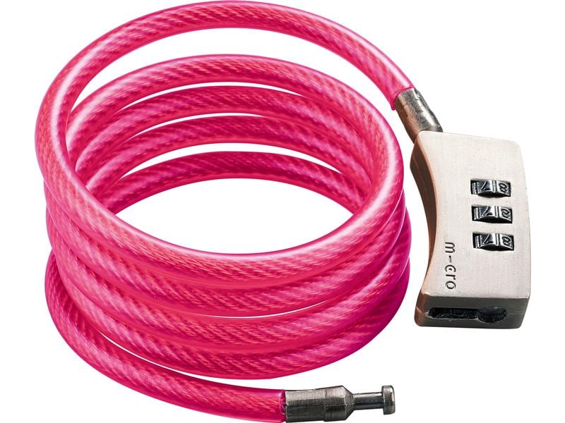 Micro Mobility Schloss Metal Lock Pink Zahlenschloss