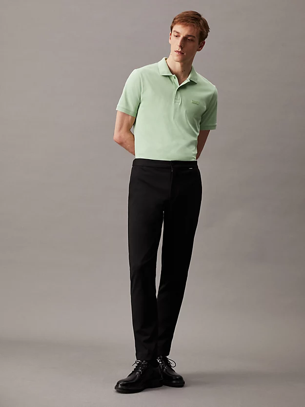 Camisa polo de corte justo