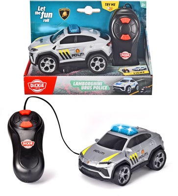 Dickie Toys Norsk Politibil Lamborghini Urus Ledningstyrt