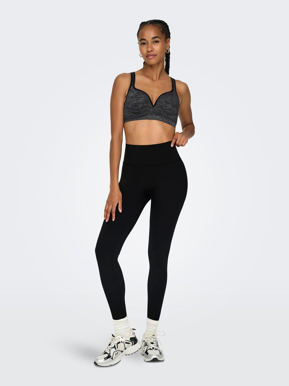 ONPJAM-3-SANA Super-High Waist Enger Schnitt Sportleggings Black