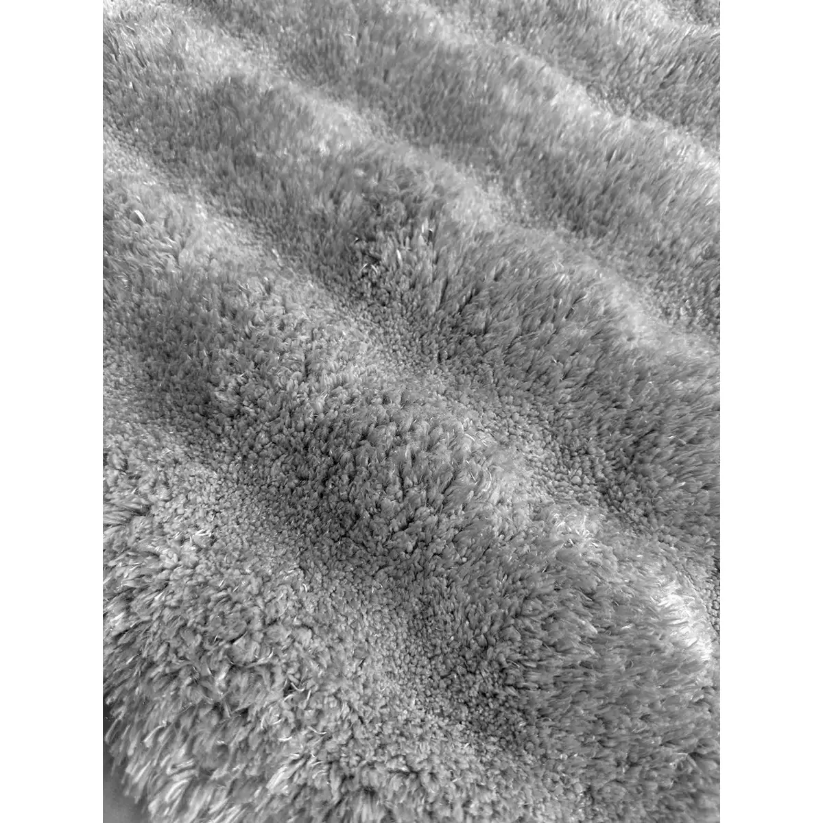 Hochflorteppich Bubble Shaggy Silber