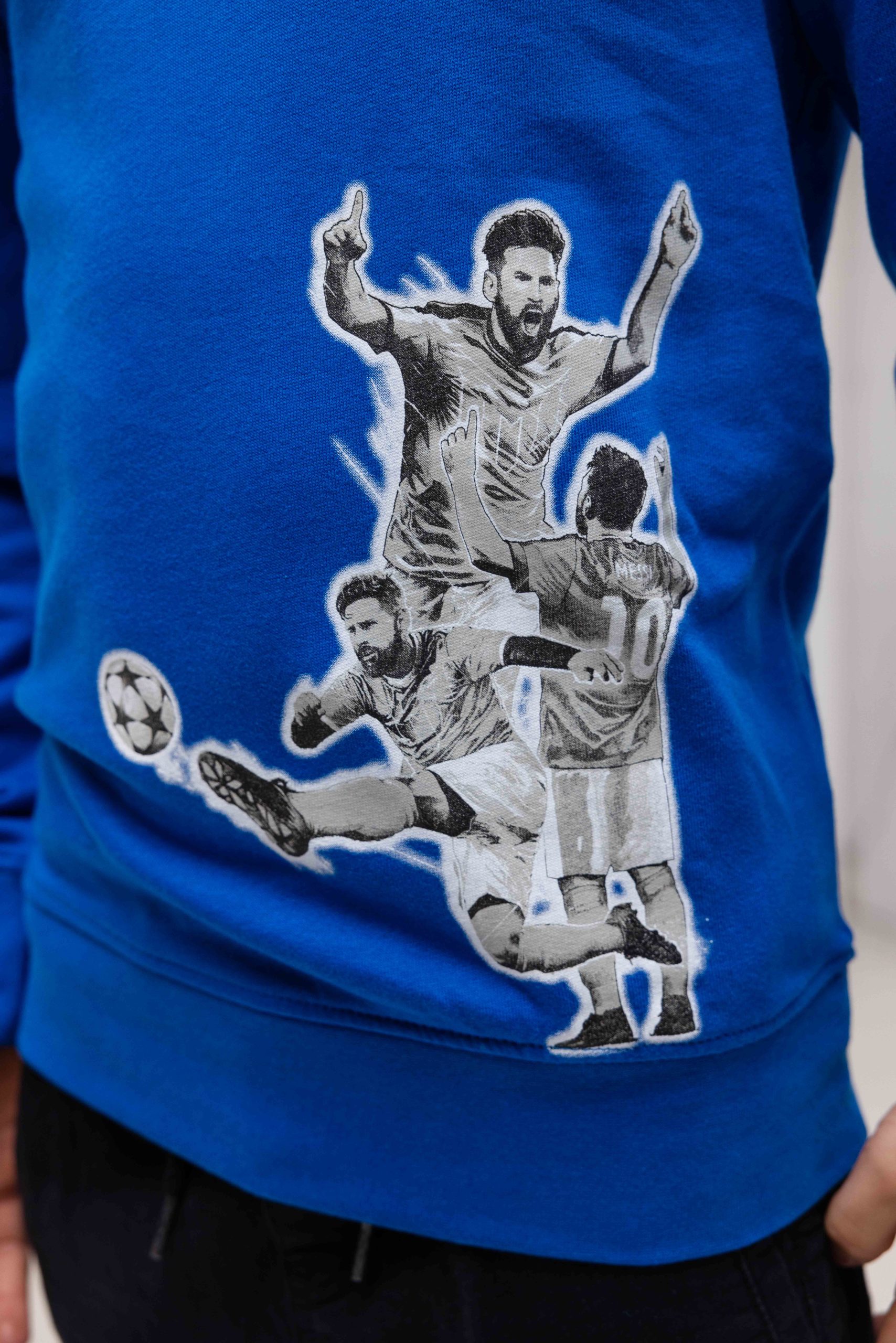 Vingino X Messi Celebration Sweater Kids Blauw