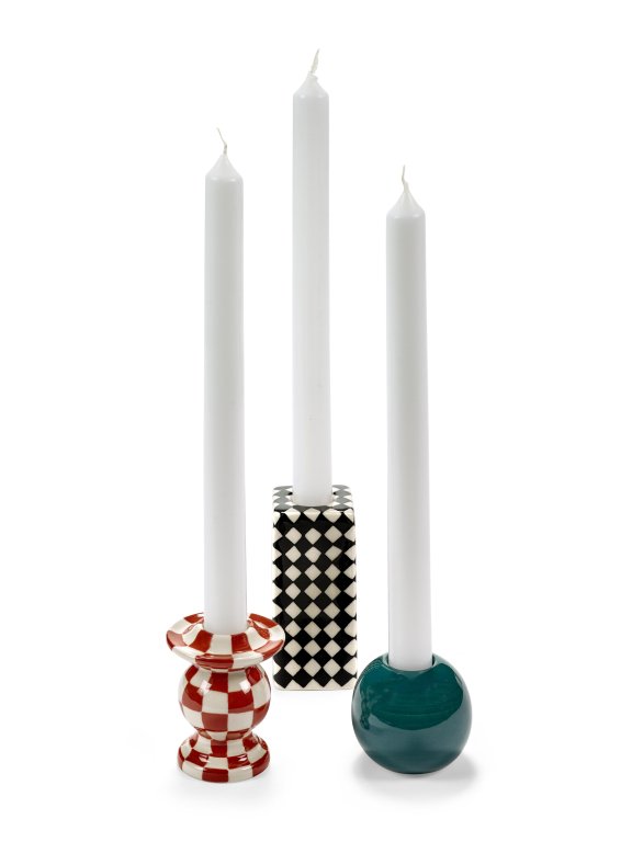 Serax Les Objets Mouleversants by Wouters & Hendrix kandelaar set van 3