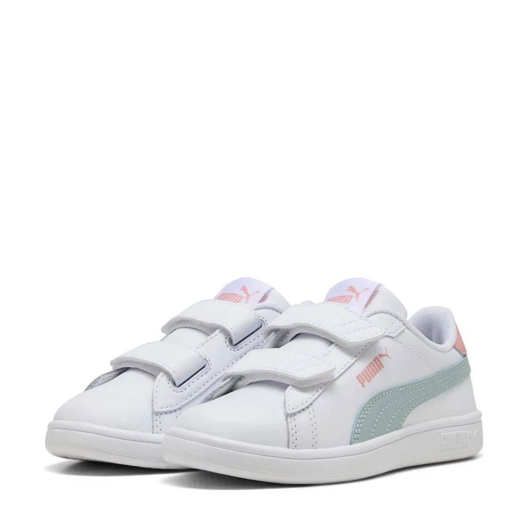 Puma Smash 3.0 L Vsneakers wit/mintgroen/roze