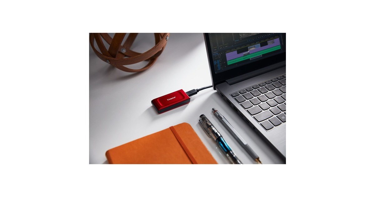 KingstonXS1000 Portable 1 TB externe SSD  (Rood/zwart, SXS1000R/1000G, USB-A 3.2 (10 Gbit/s))