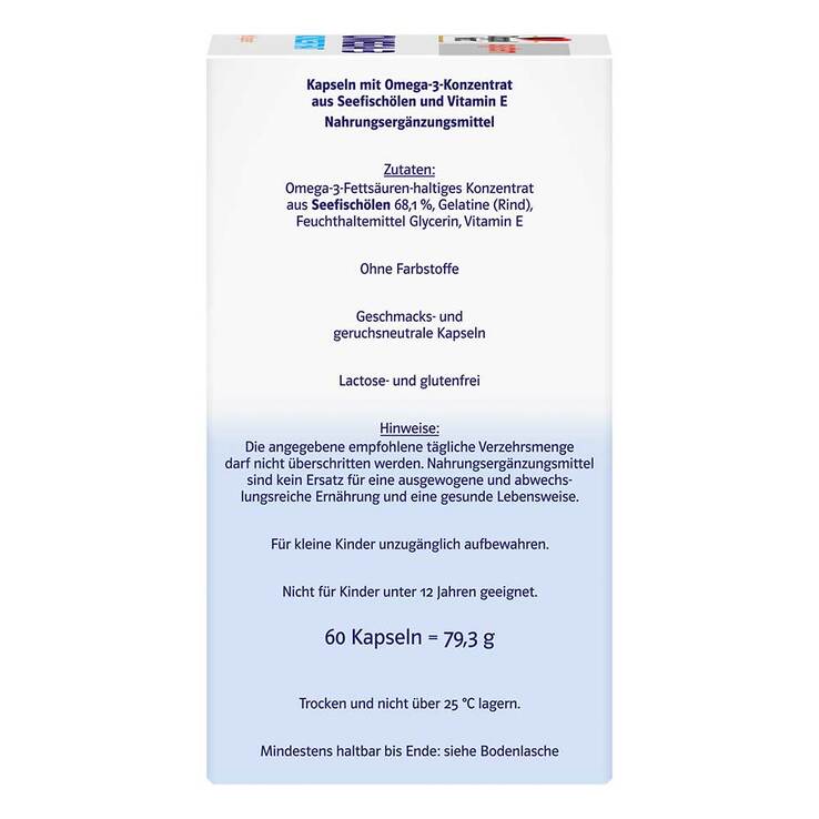 Doppelherz system Omega-3 Konzentrat Kapseln, 60 St