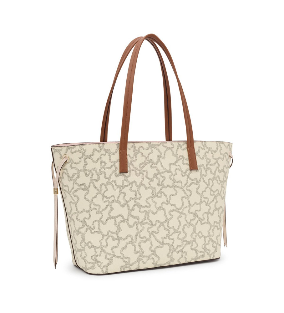 Bolsa Tote Grande Bege Tous Kaos Icon
