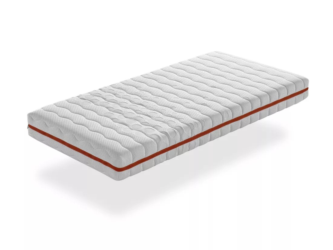 Matelas 90X190 LIT ENFANTS GEA Epaisseur 18 CM Mousse Dehoussable, ideal pour les lits gigognes et lit cabane