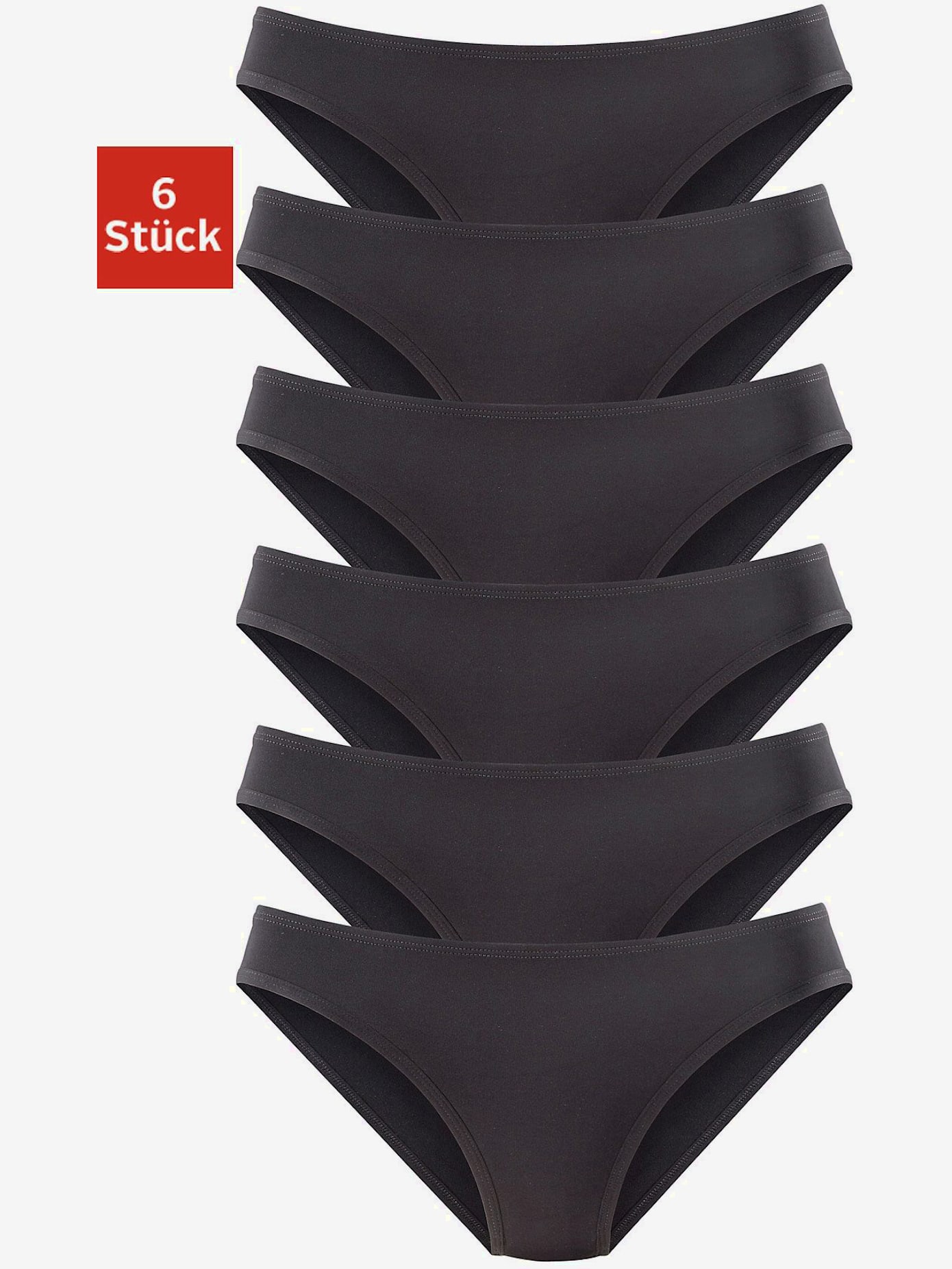 Slips jazz lot de 6 panties vivance