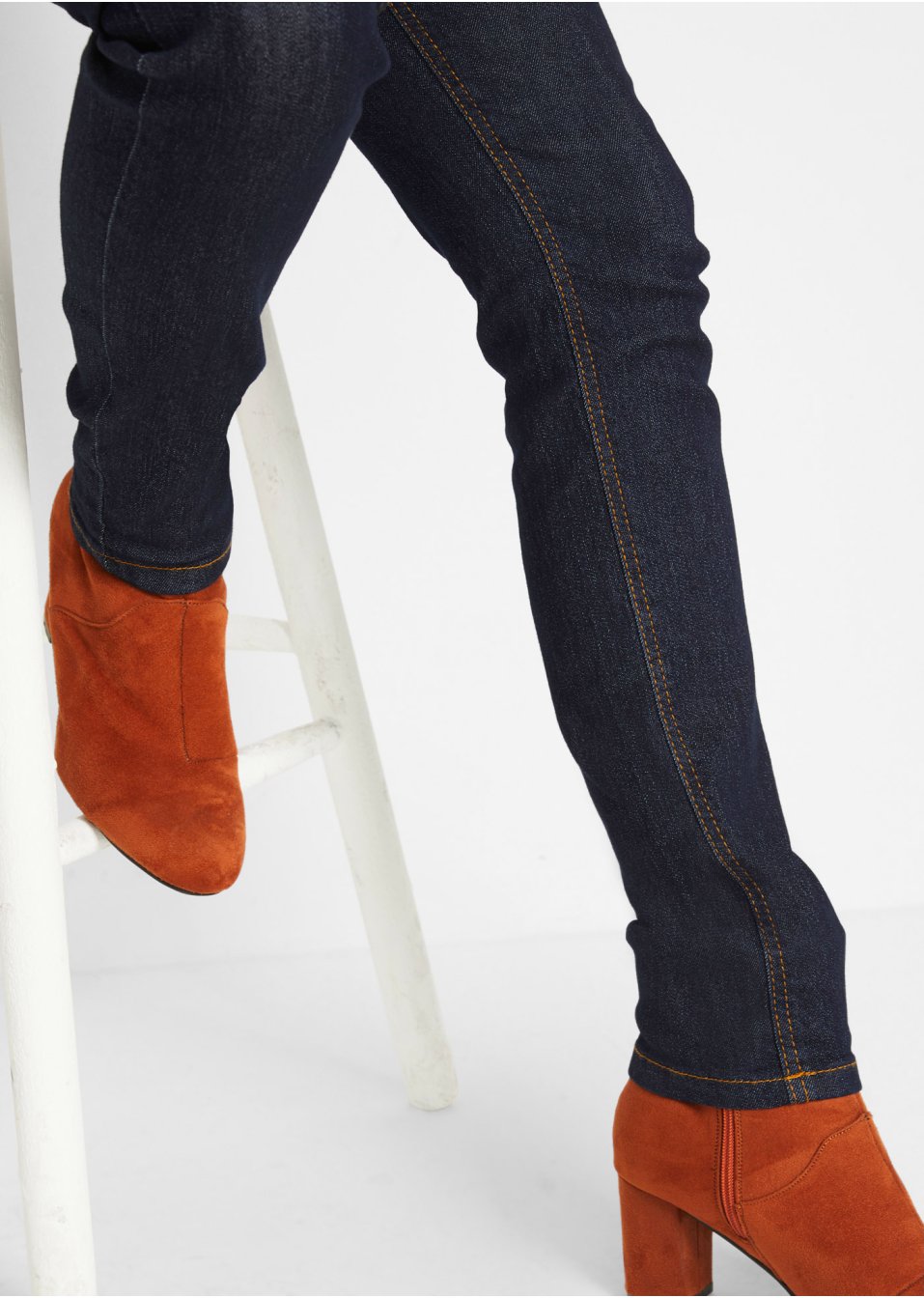 Jean Skinny taille moyenne, extensible