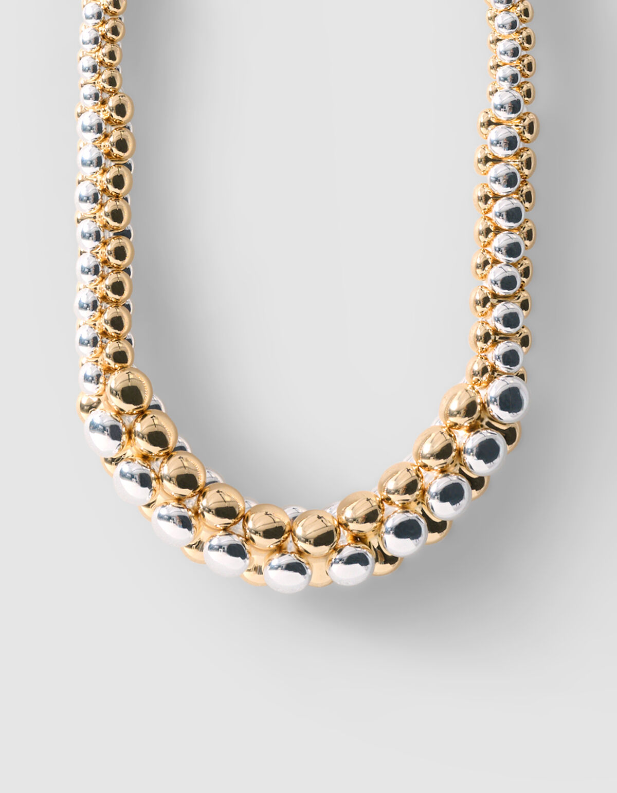 Bubble Ketting Goud/Zilver