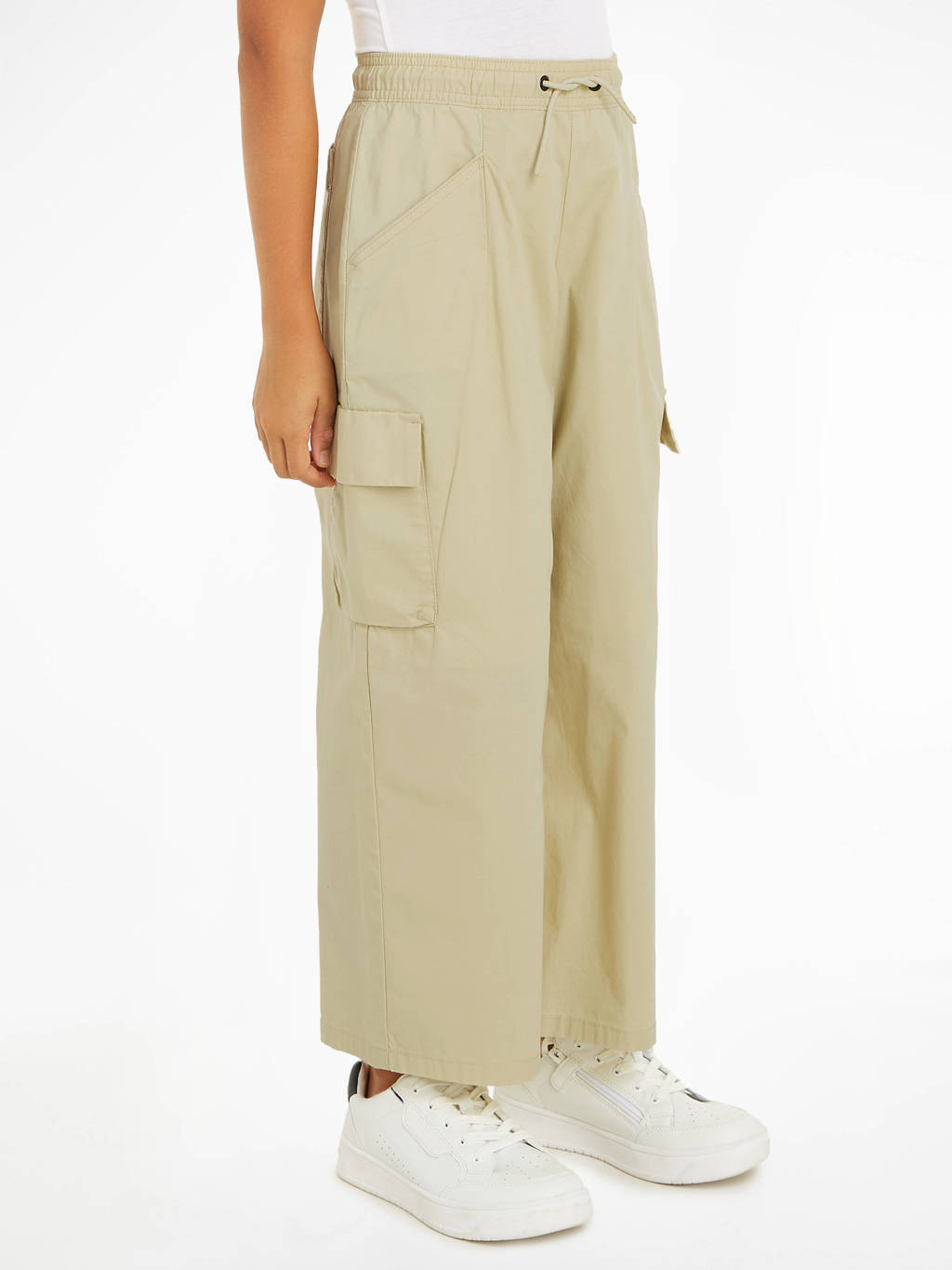 Calvin Klein loose fit cargobroek beige