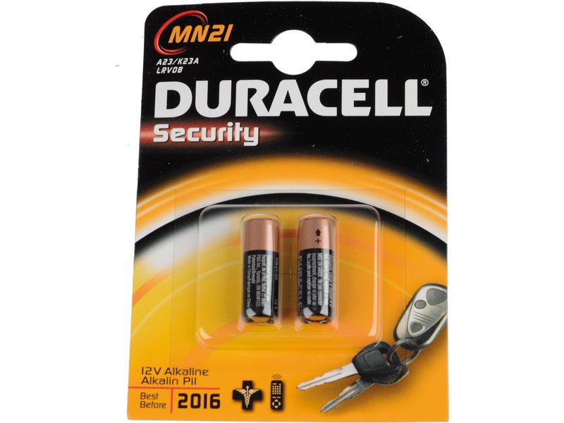 Duracell Batterie Alkaline Security MN21 , 2 Stück 2 Stück
