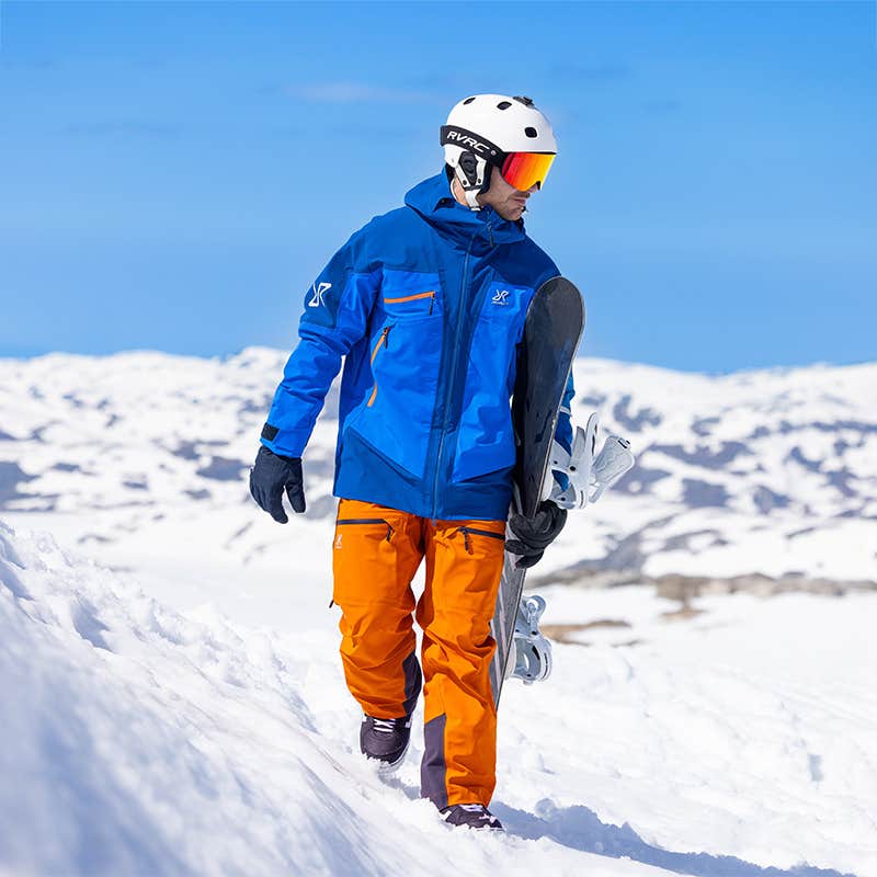Atlas 3L Ski Jacket Herre Imperial Blue/Blue Opal
