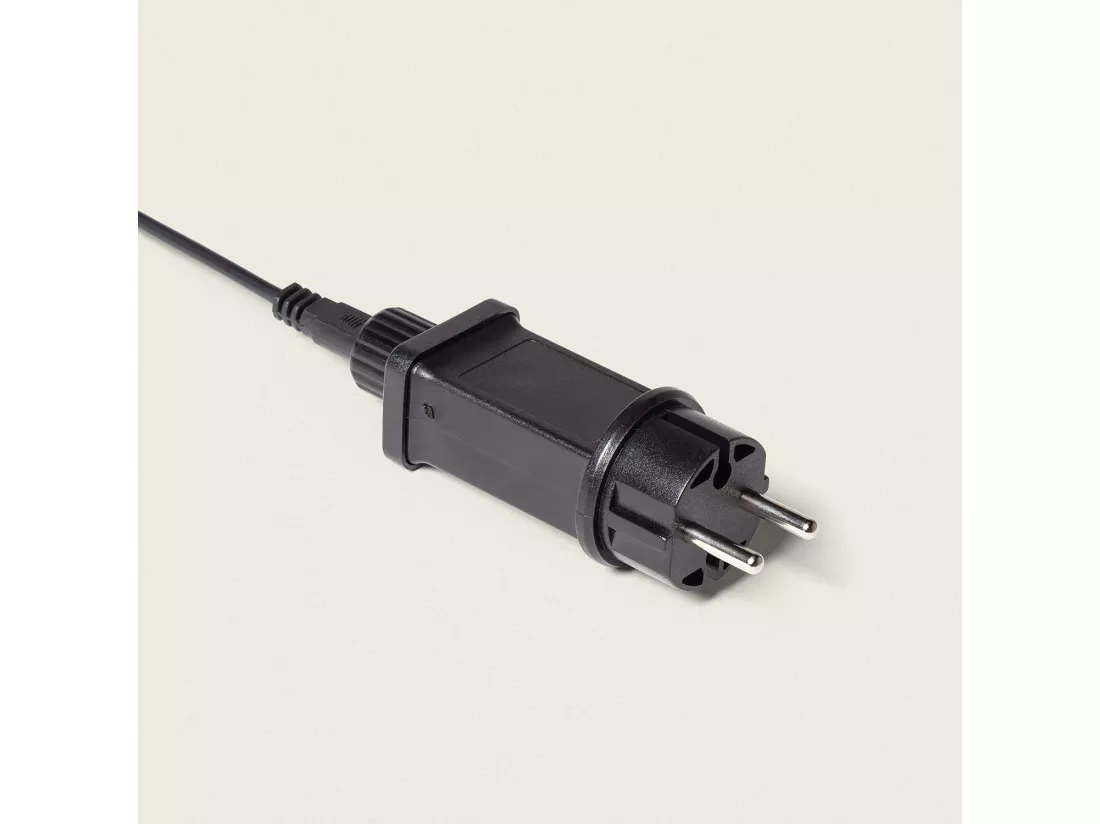Guirlande Extérieure avec 5m Noire + 5 Ampules Filament LED E27 24V Noir