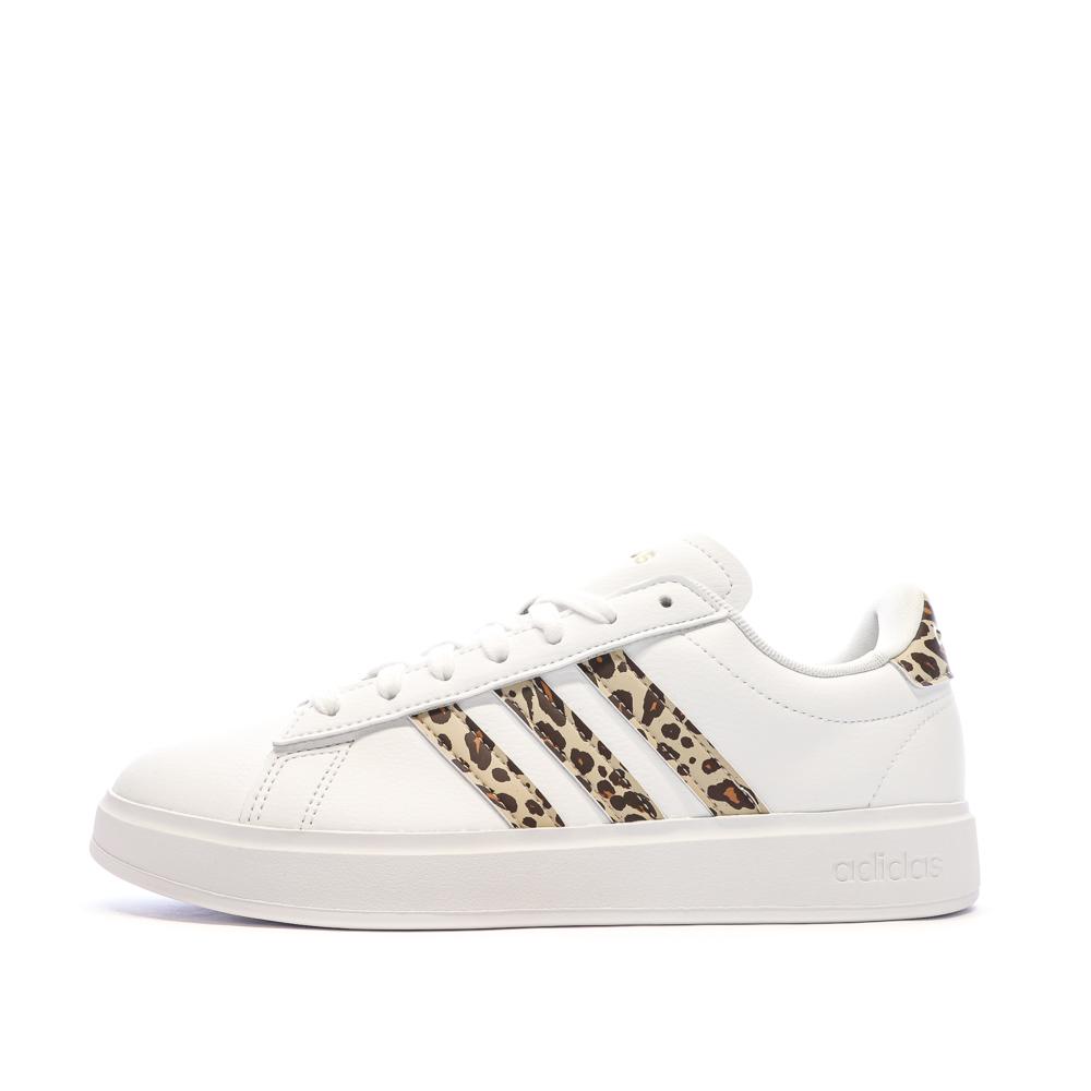 Adidas Baskets Blanche/Marron Femme Adidas Grand Court 2.0