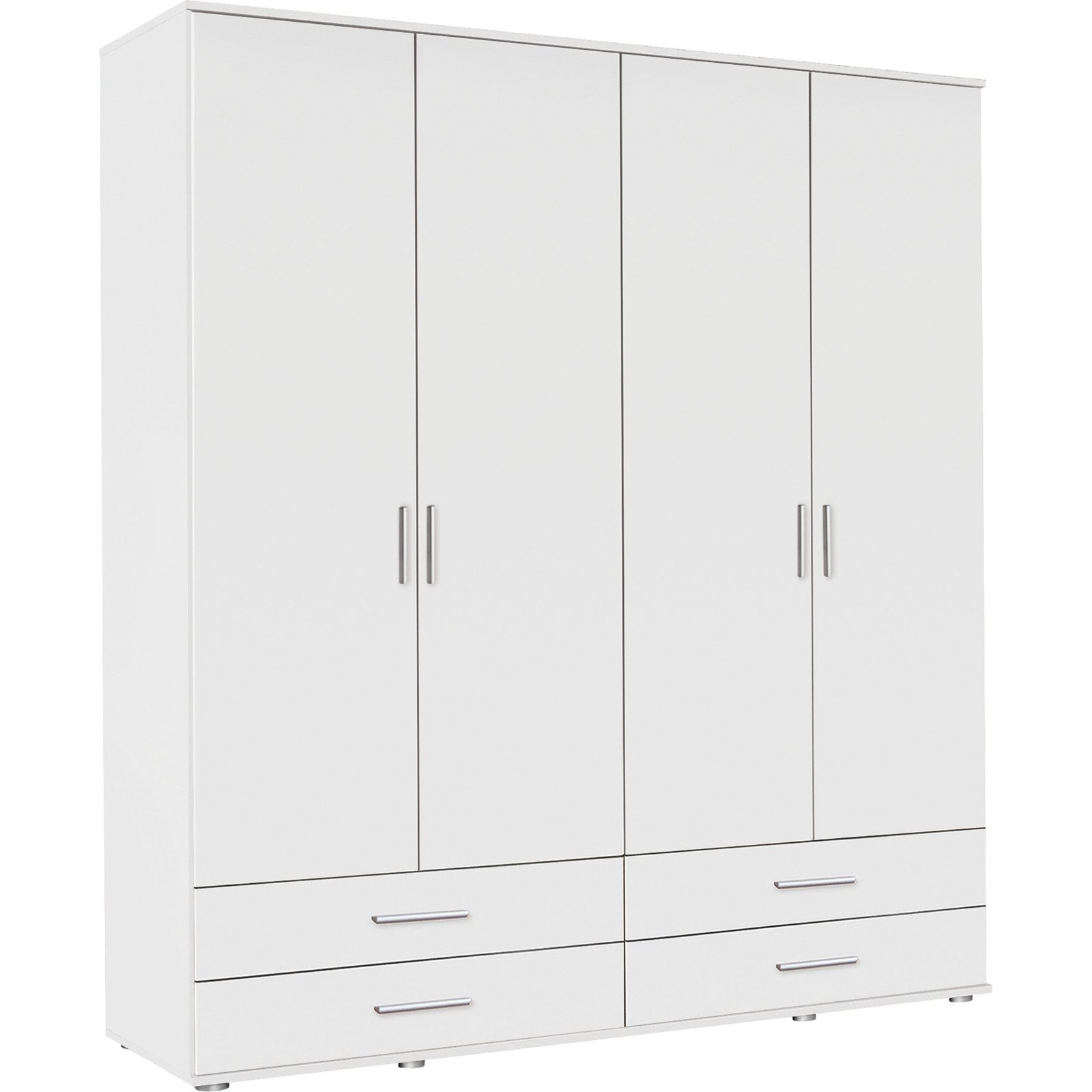 Drehtürenschrank Rasant Dekor weiss 168 x 188 x 52 cm
