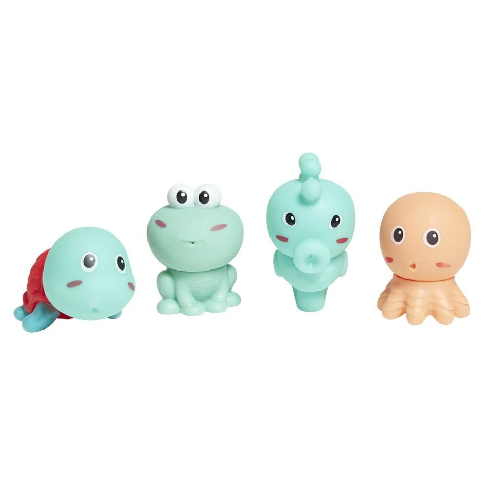 Jouet de bain animal x4
