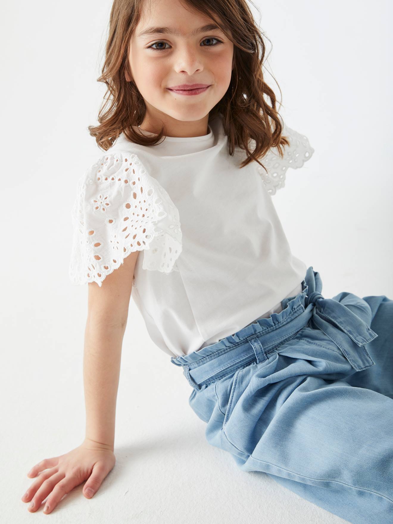 Calça cropped estilo 