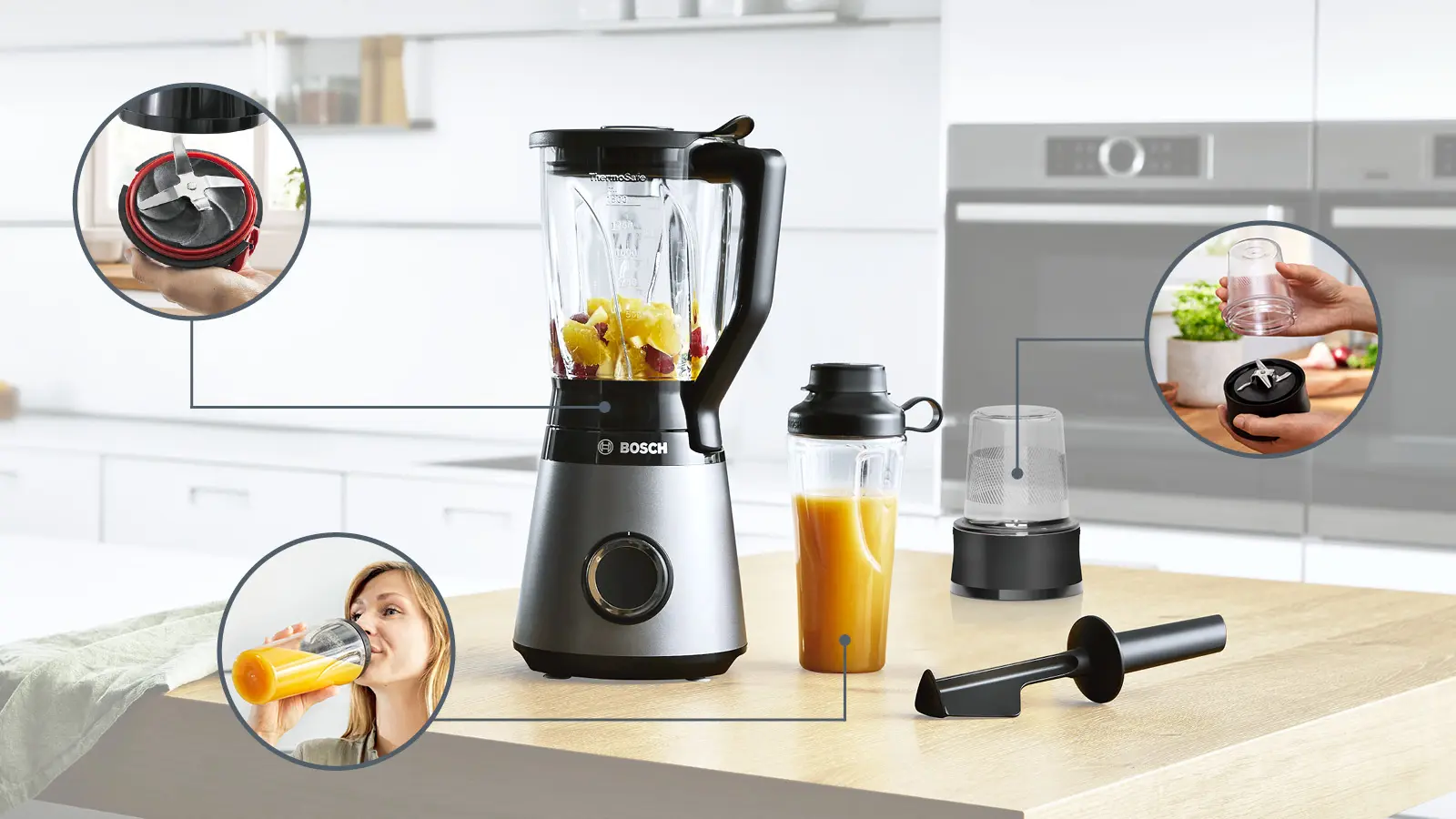Serie 4 Blender VitaPower 1200 W Zilver