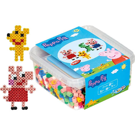 Hama maxi perler med stiftplade - Gurli Gris