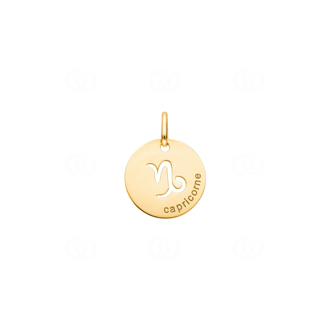 Anhänger 750/18 K Gelbgold Sternzeichen Steinbock