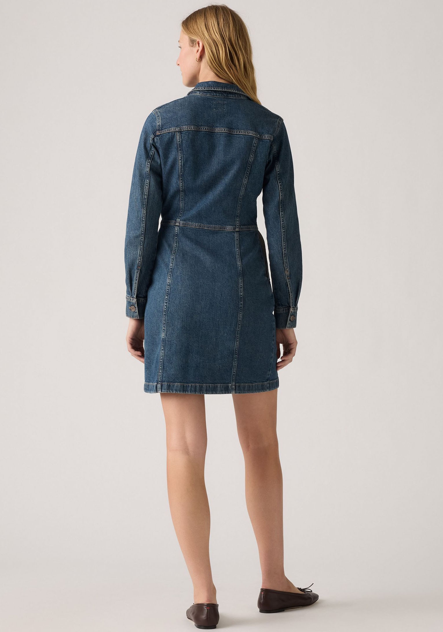 Levi's® Jeanskleid »FLYNN WESTERN COR« Brusttaschen | Eingrifftaschen Western-Style