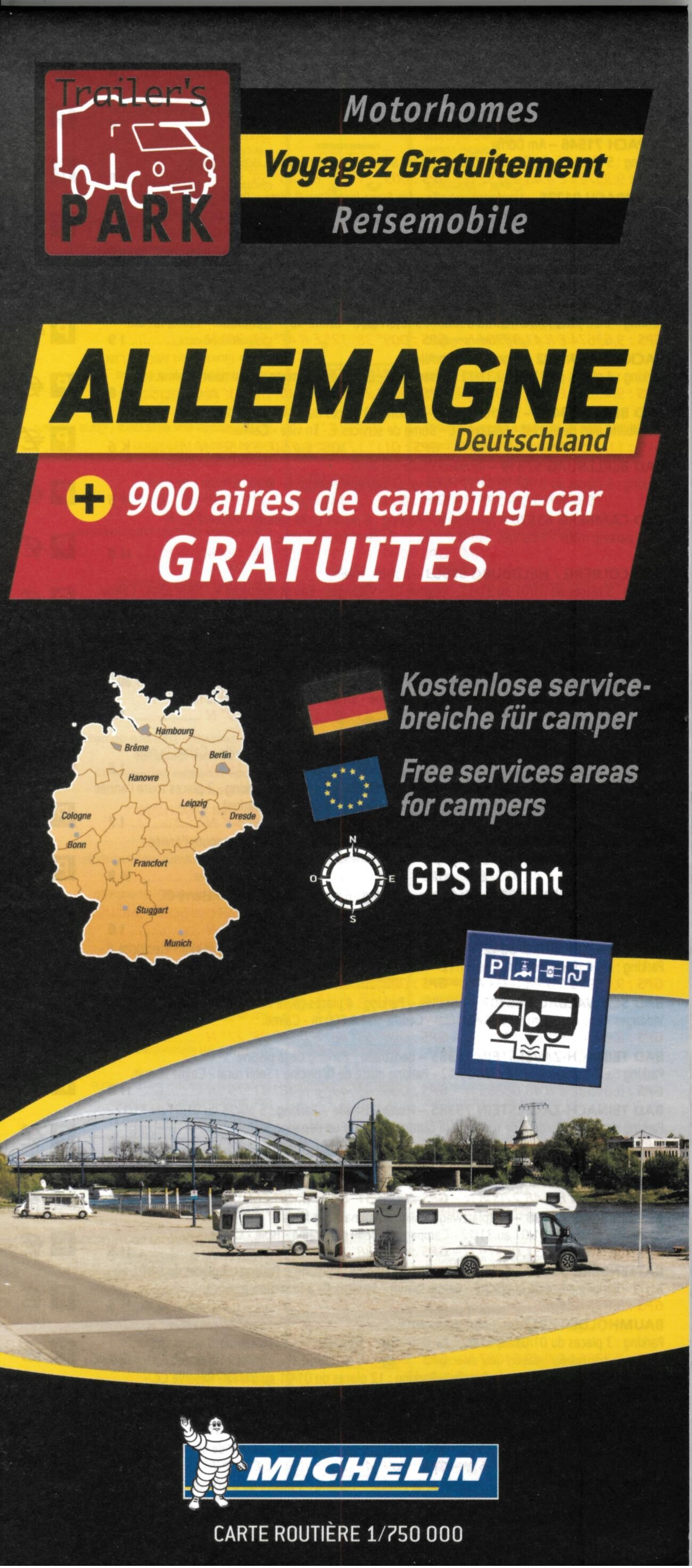 MICHELIN - AIRES CAMPING CAR ALLEMAGNE 1 750 000