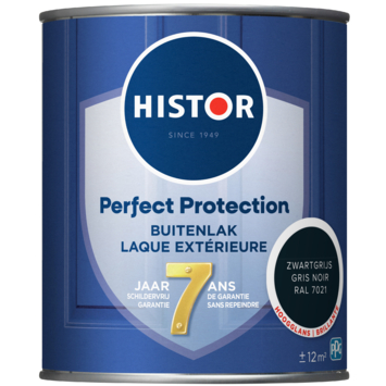 Histor Perfect Protection buitenlak hoogglans RAL 7021 zwartgrijs 750 ml
