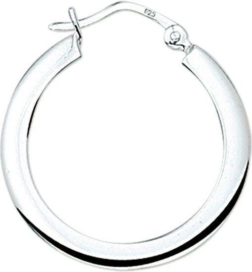 Oorringen - Zilver - Vierkante Buis - 2,5 mm - Hefboom-sluiting
