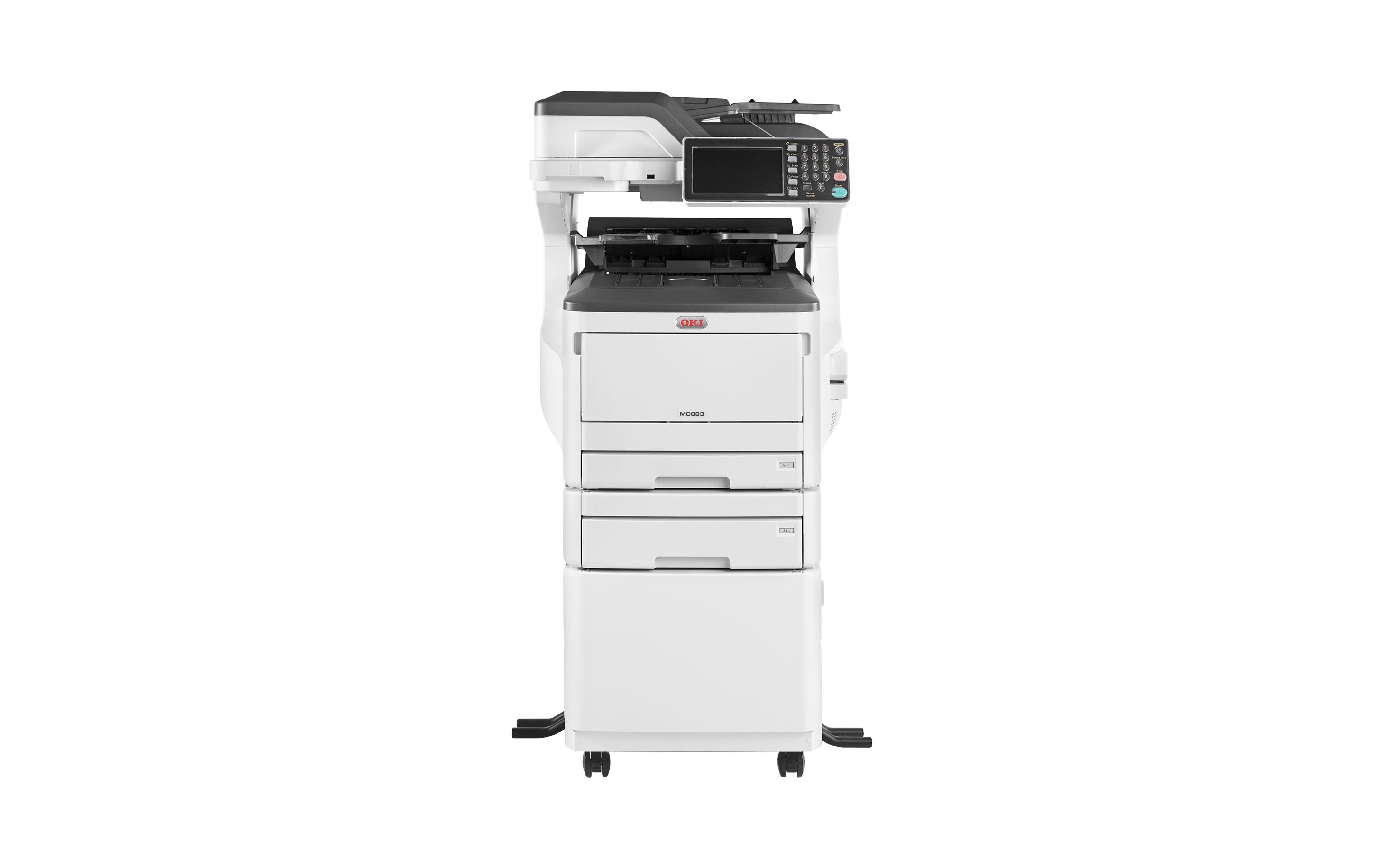 Multifunktionsdrucker MC883dnct A3<br>4-in-1-A3-Farblaser-Multifunktionsdrucker für grosse Arbeitsgruppen