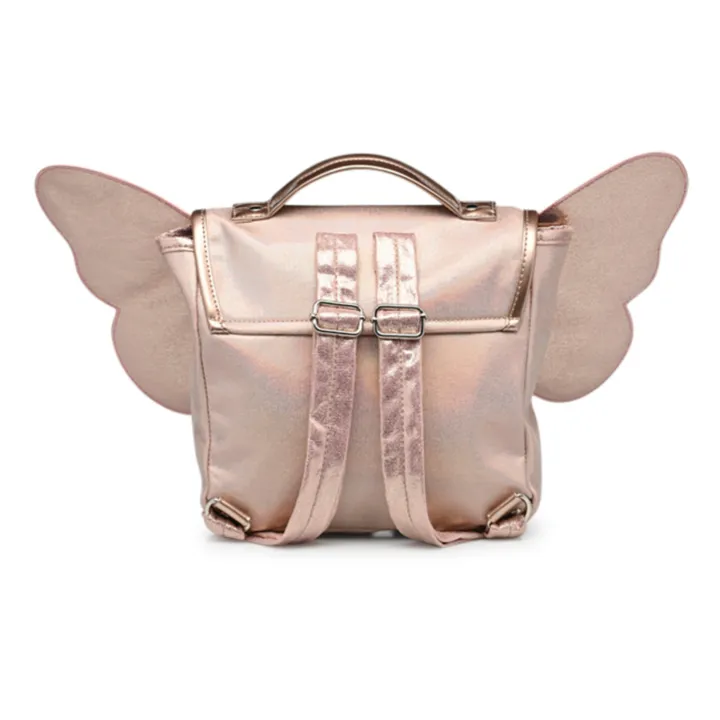 Caramel & Cie Cartable Papillon Irisé | Rose