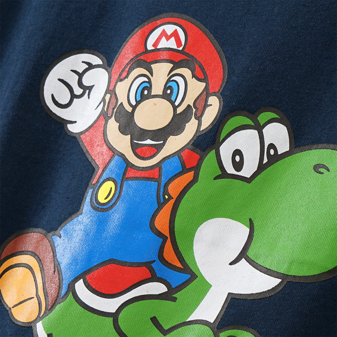 Topolino Super Mario T-Shirt mit Print dunkelblau